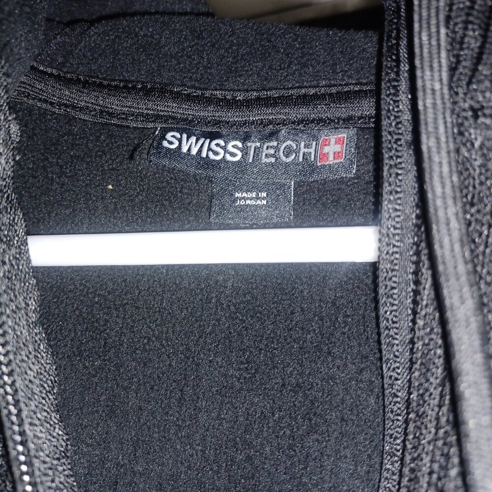 Swiss Tech Women's Hooded Sweater SZ XS Rich Black - Picture 3 of 6